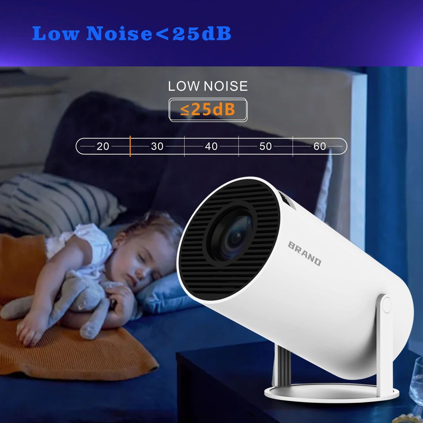 Bedroom Ultra-High Definition Theater Projector