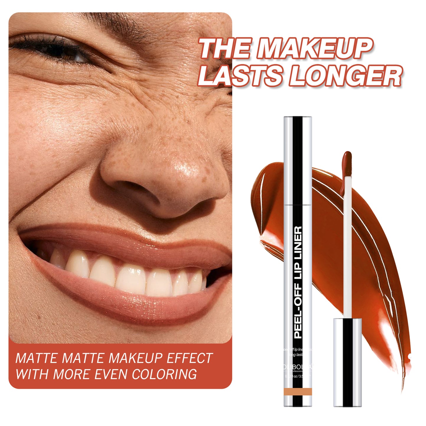 Peel-Off Lip Liner - Long Lasting & Waterproof
