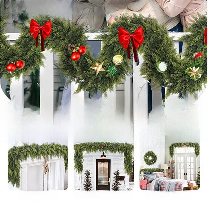Artificial Cedar Christmas Garland
