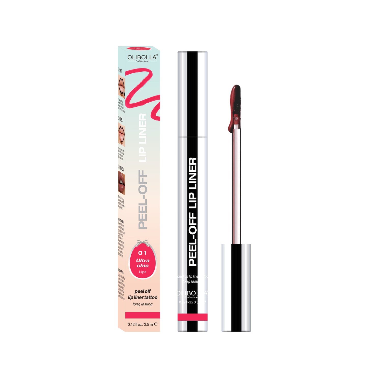 Peel-Off Lip Liner - Long Lasting & Waterproof