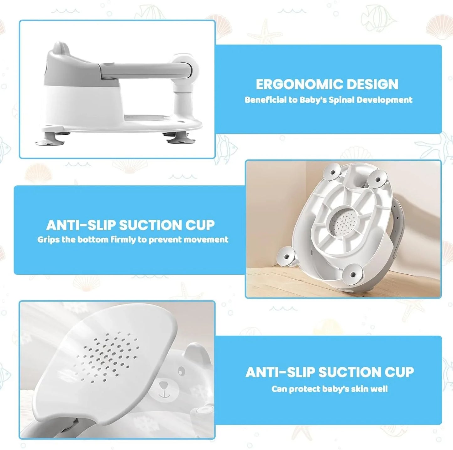 AquaNest™ - Baby Bath Seat