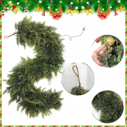 Artificial Cedar Christmas Garland