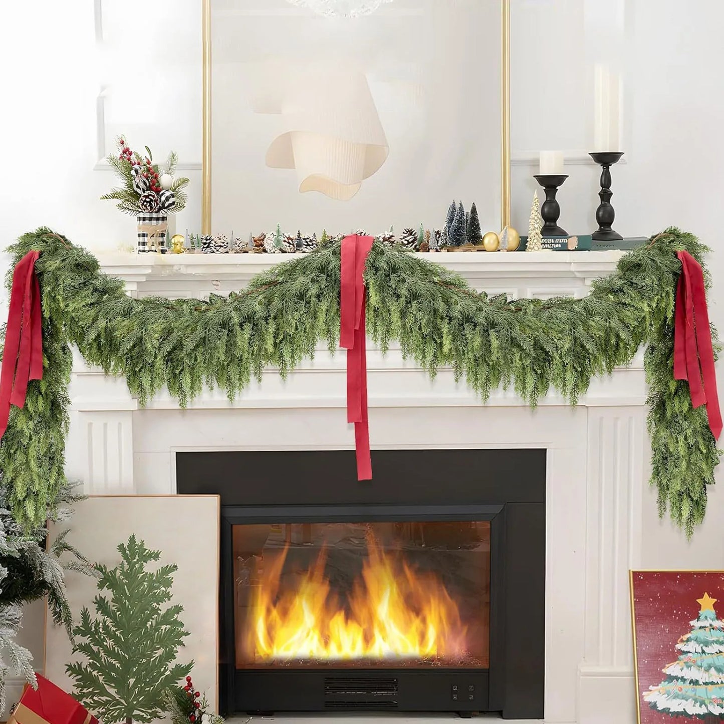 Artificial Cedar Christmas Garland