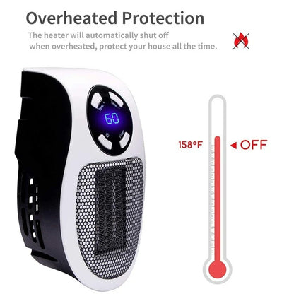 Portable Electric Mini Heater Fan