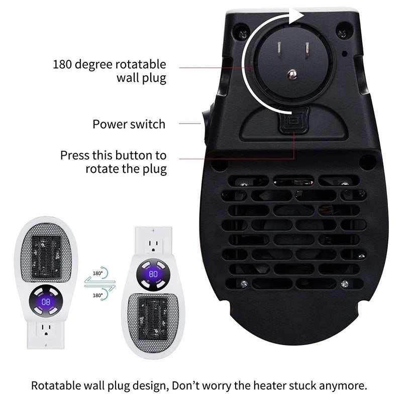 Portable Electric Mini Heater Fan